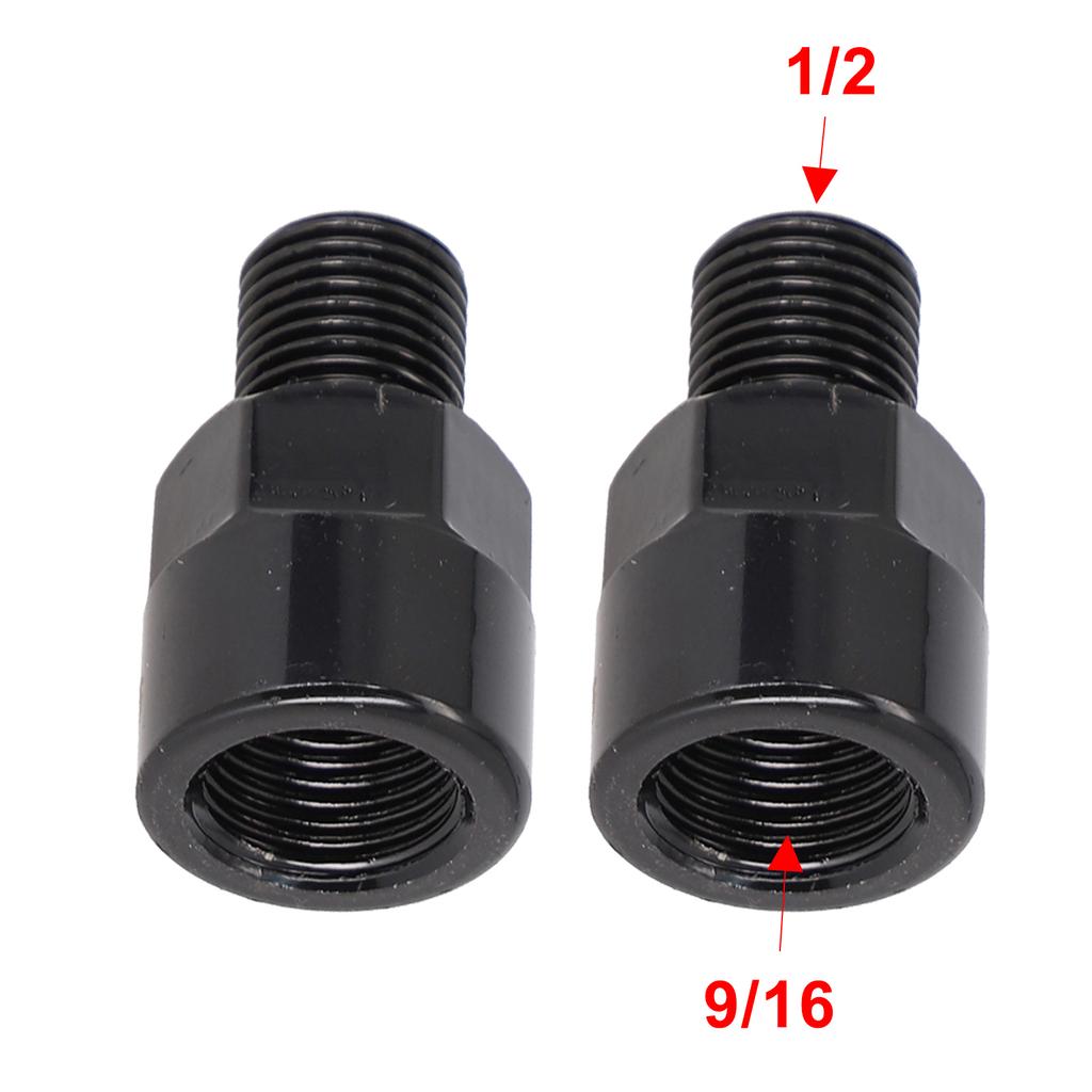 1pair Convert 1/2 Inch Cranks To 9/16 Inch Pedal With This Bicycle Pedal Adapter