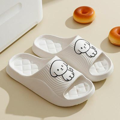 New Summer Sandals and Slippers Female Home Soft-soled Non-slip Dog Cartoon Slippers Cartoon Slippers Male Summer