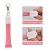 1/3 szt. Silikonowe nakładki na breloczek do błyszczyka dla kobiet, wygodne akcesoria kosmetyczne podróżne, akcesorium do makijażu podróżnego