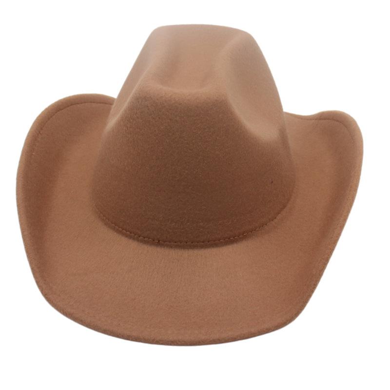 Ny Hög Hatt Herr- Och Damkläder High-End Brittisk Stil Gränsöverskridande Hetsäljande Europeiska Och Amerikanska Cowboyhattar, Berömd Stil Tibetanska Grossisthattar