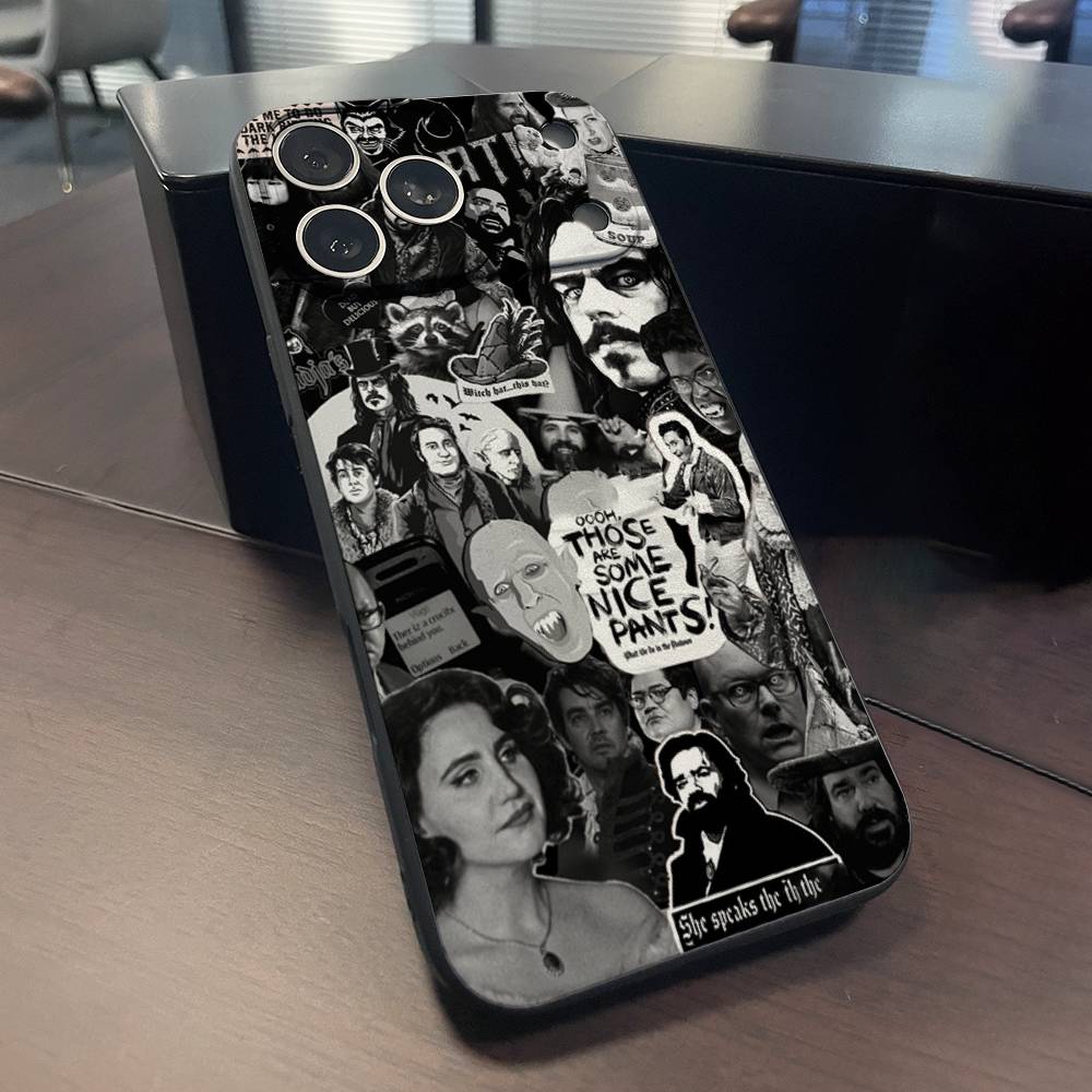 What We Do in the S-Shadows Phone Case For iPhone 17,16,15,14,13,12,11,Pro,Max,Plus,X,XS,SE4,E,Mini,Soft Black Case