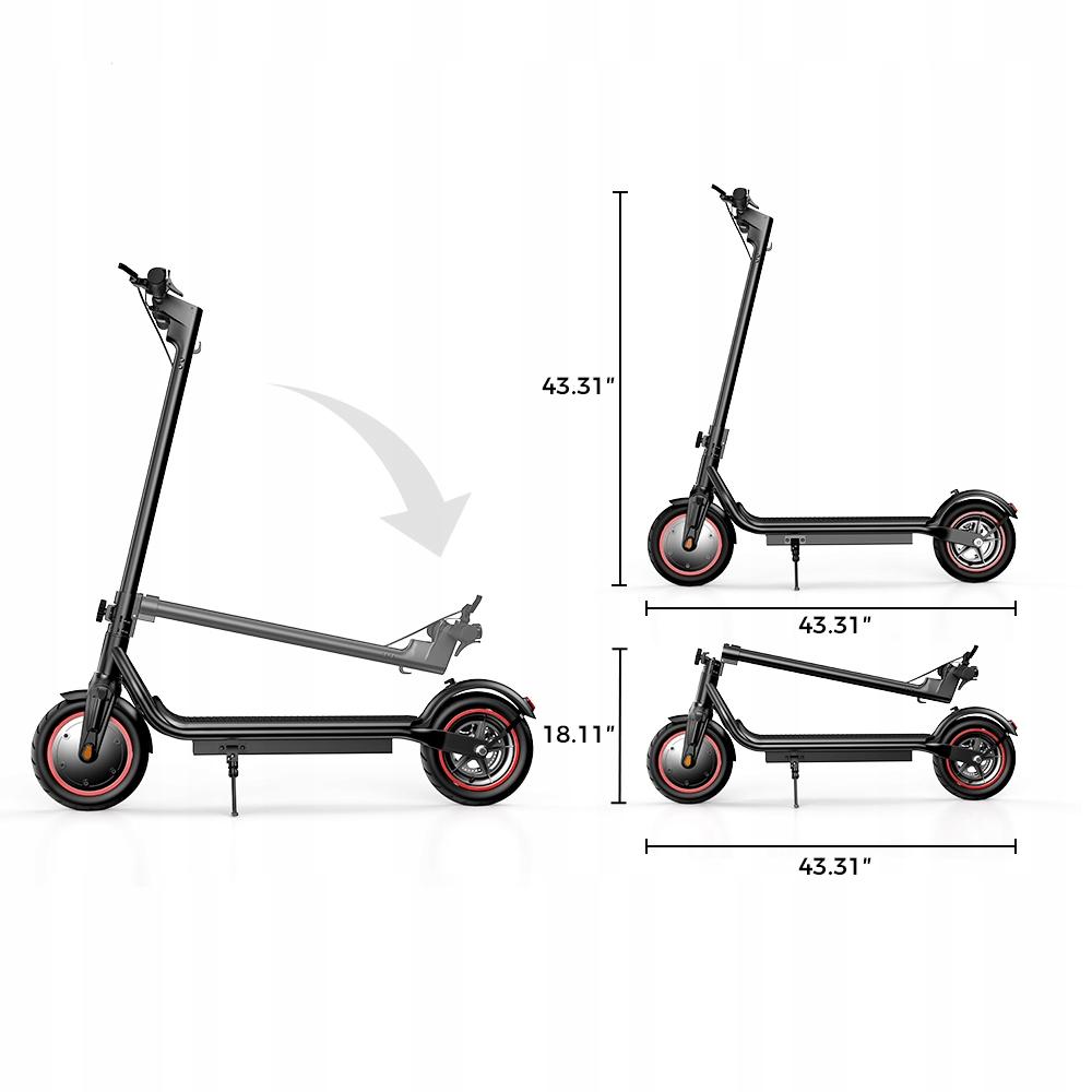 Skládací elektrická koloběžka W5-DZ 120kg pro Město Dospělý 36V7.8Ah 34km s Aplikací
