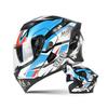 VGV Personalised Motorcycle Full Face Helmet Men Women Fashion Dual Lens Helmets Motocross Racing Modular Flip Up Casco Moto
