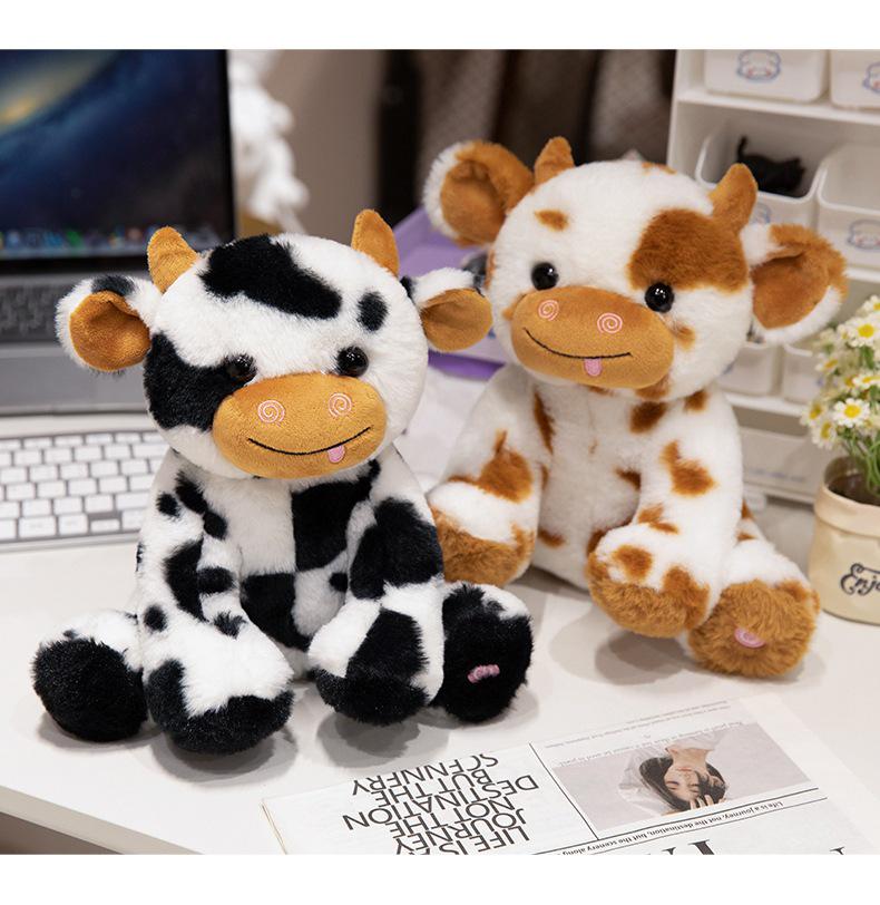 Luminous Cartoon Cow Plush Toy - Spotted Calf Doll