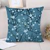Plum Blossom Branch Decorative Pillowcase Living Room Office Home Pillowcase Car Ornaments