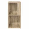 vidaXL Eckregal Sonoma-Eiche 33x33x67 cm Holzwerkstoff