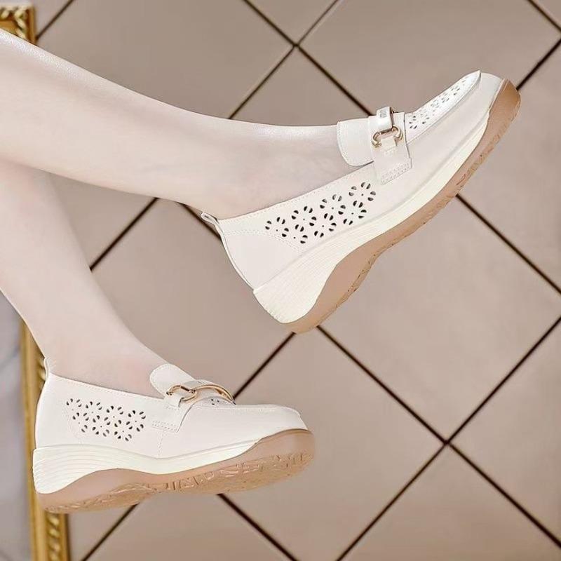 Breathable, Versatile Platform Flats for Women, Casual Shoes, New Style, Heightening Shoes