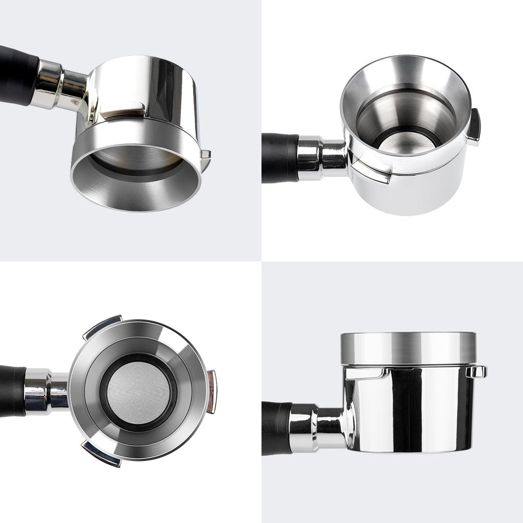 51/53/58 Mm Aluminum Dosing Ring for Delonghi With Magnetic Brewing Bowls Coffee Machine Accessories Espresso Barista Tool