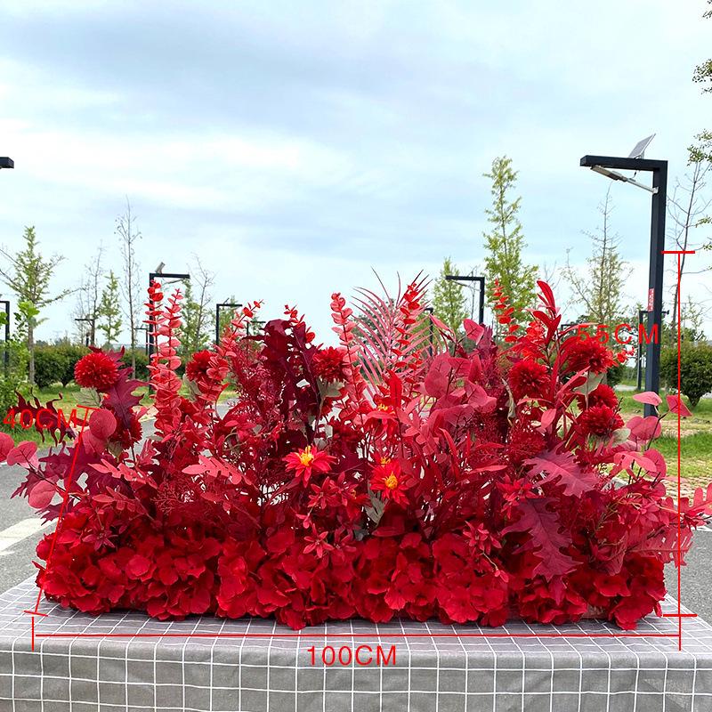 Large Artificial Wedding Flower Wall for Aisles and Hotels