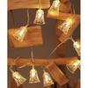 Plastic Christmas Jingle Bell Light String (3m, 16 LED, Warm White) LED Fairy Lights