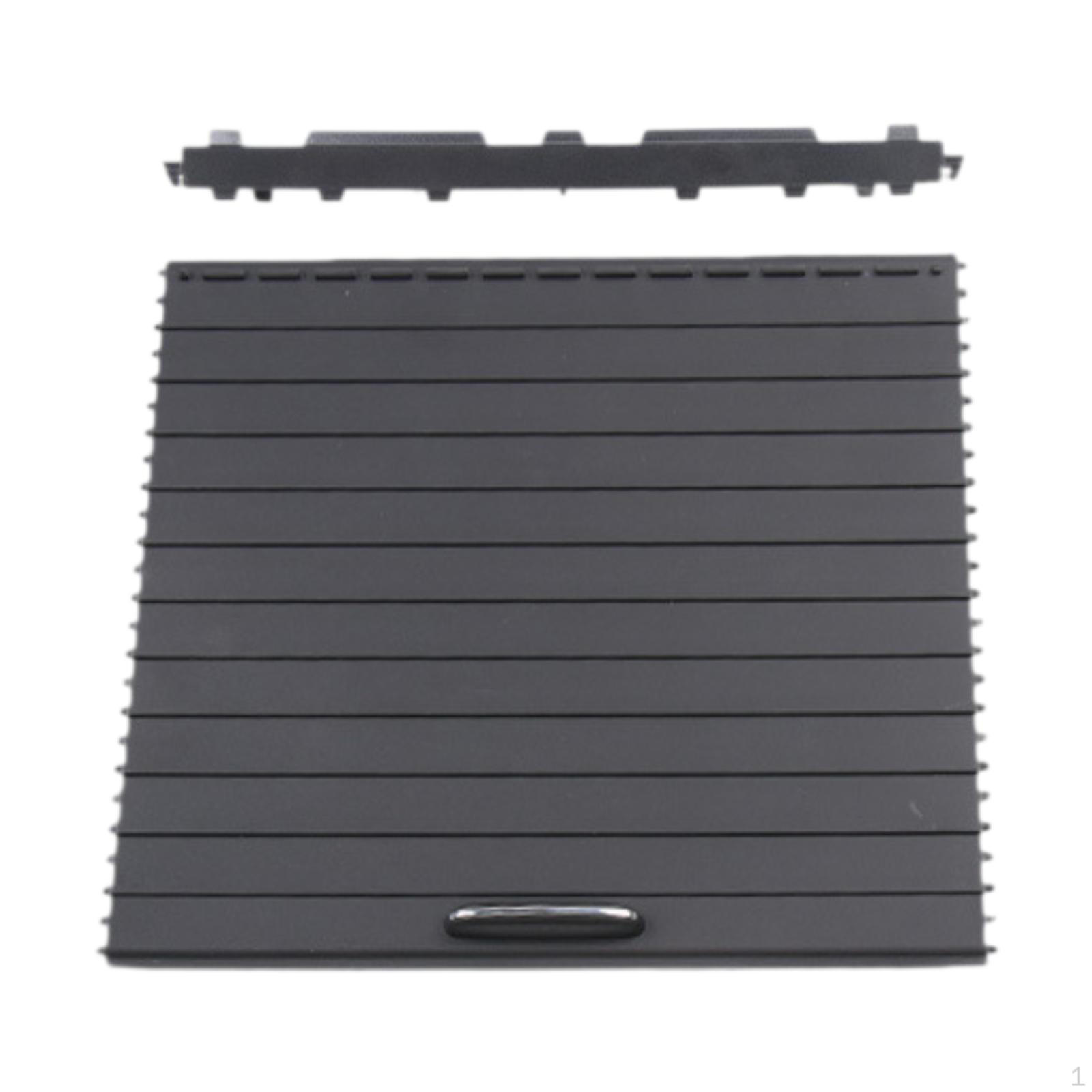 Center Console Cup Holder Slide Roller Cover Easy Installation 1666805802 Car Accessories Directly чёрный