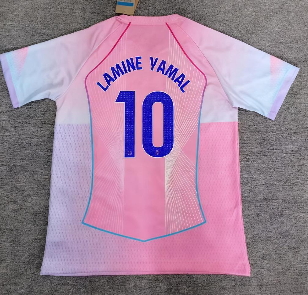 26 Real Madrid Barcelona dres č.. 10 Mbappe 14 Rashford Ne. 10 Yamal fotbalový dres