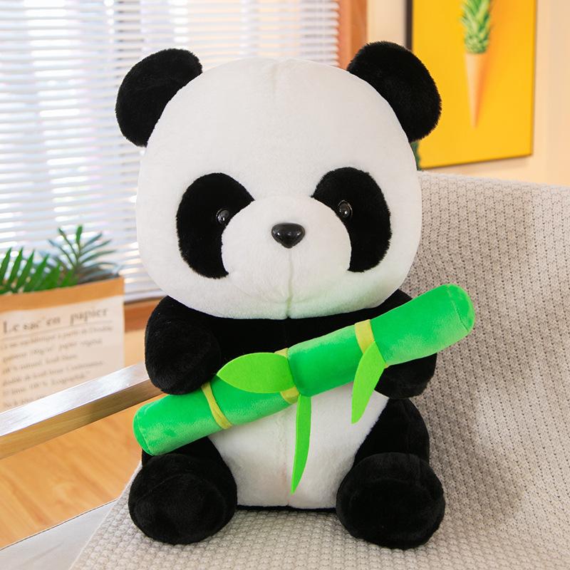 

Милая бамбуковая кукла панда плюшевая игрушка бамбуковая гигантская панда тряпичная кукла подарок для мероприятия 25cm [0.16kg]