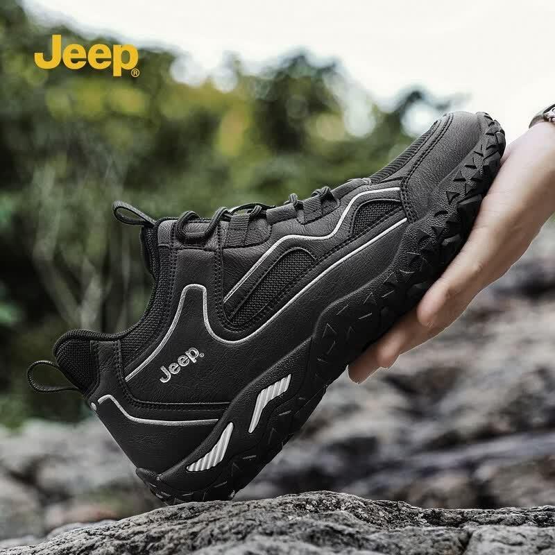 JEEP Men s Autumn/Winter Retro Hiking & Casual Shoes 39 чёрный