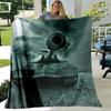 War Tank Flannel Throw Blanket Printed Military Weapons Blanket Bed Sofa Travel Hiking Picnic Blankets for Boys Men Adult Gifts