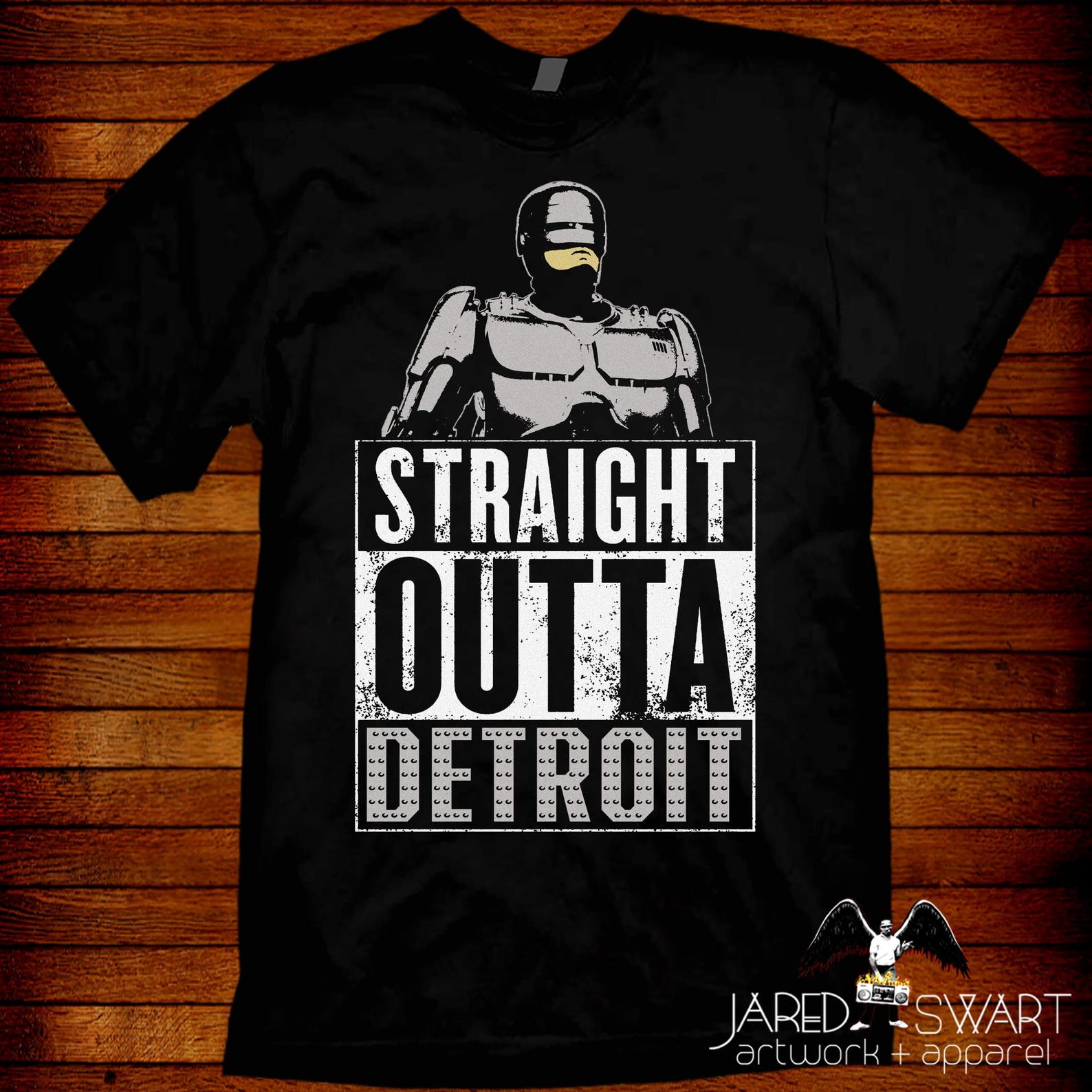 Robocop T shirt: Detroit Pop-Art Movie Tee XL