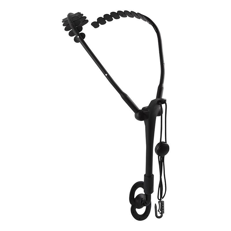 Bonmusica Saxophone Dual Shoulder Strap for Soprano, Alto, Tenor - Swiss Style for Children & Adults