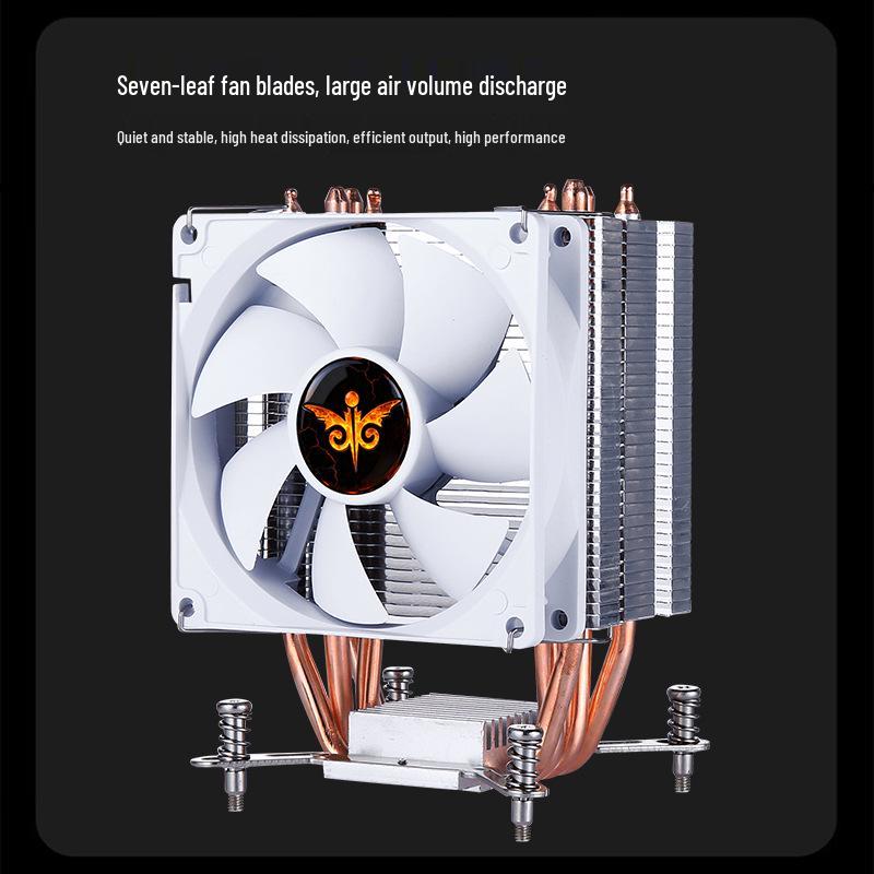 4-Heat Pipe Tower CPU Cooler with 9cm Silent PWM Fan for Socket 2011/2066/X79/X99 Desktops