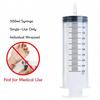 500ml Large Syringe with Tube Sterile and Individual Sealed  Plastic Garden Syringe for Liquid Paint Epoxy Resin Oil Watering Plants Refilling