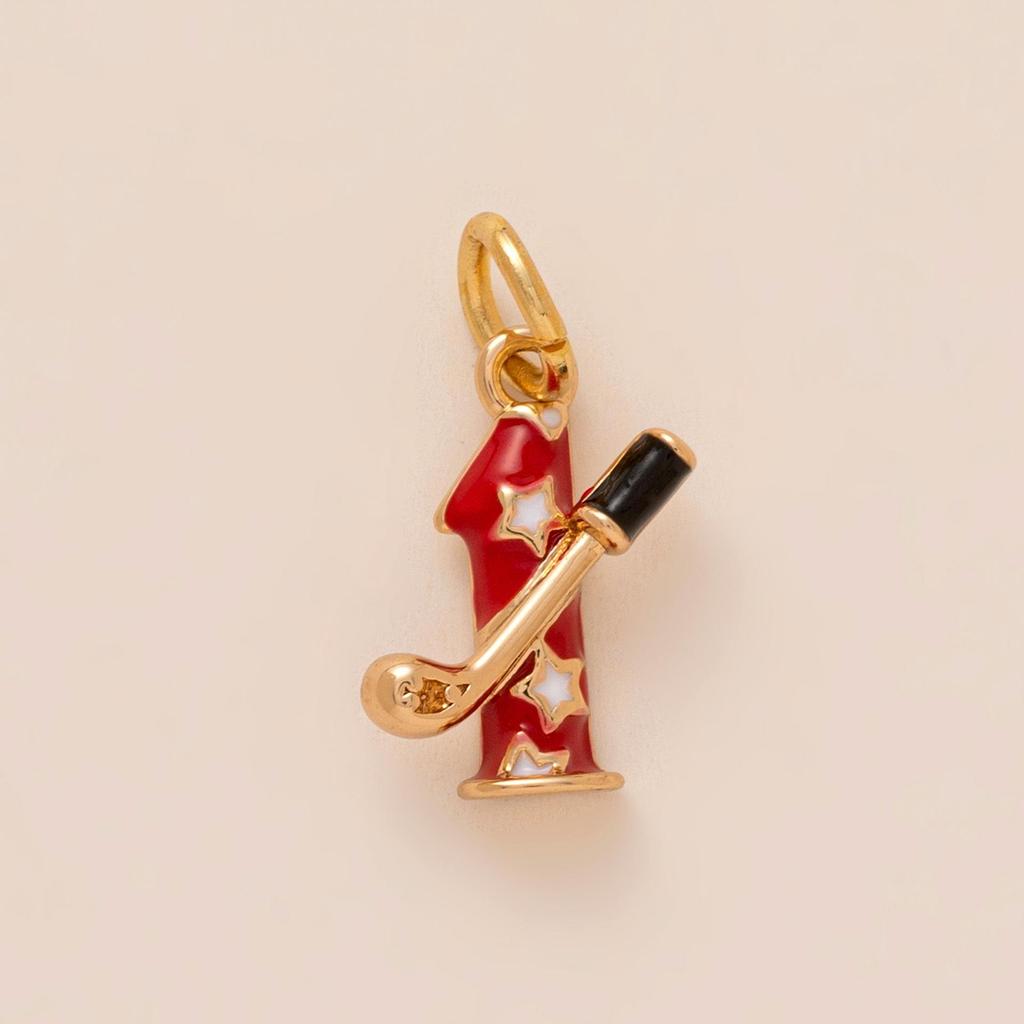 European DIY Fashion Keychain & Brooch: 18K Copper-Plated Pendant Accessories for Bags
