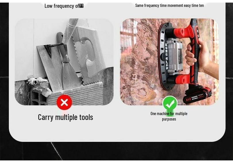 High-Frequency Electric Tile Leveling and Laying Tool for Wall and Floor
