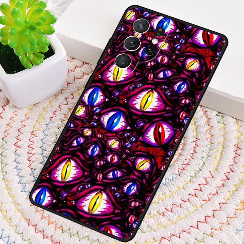 Eyes Pattern Phone Case for Samsung Galaxy Note 10 Pro S26 Ultra S23 S24 FE S25 S21 S22 PLUS Shockproof Cove