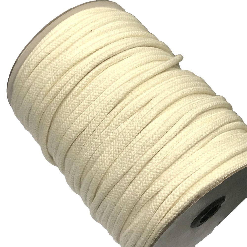 Factory Braided Cotton Cords Piping Rope Cotton Knitting 5mm