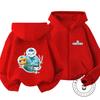 2026 Kawaii Octonauts Full Zip Hoodie Children 3-14 Years Captain Barnacle Print Hooded Jacket Outdoor Warm