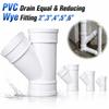 Y-Shaped 3-Way Drainage Pipe Fittings White Drain Pipe Joint  Pipeline Accessories