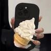 The Ice Cream Is Suitable for IPhone 16, Phone Case 15plus, Matte 14 Silicone 13, Mini Protective Case 12promax11