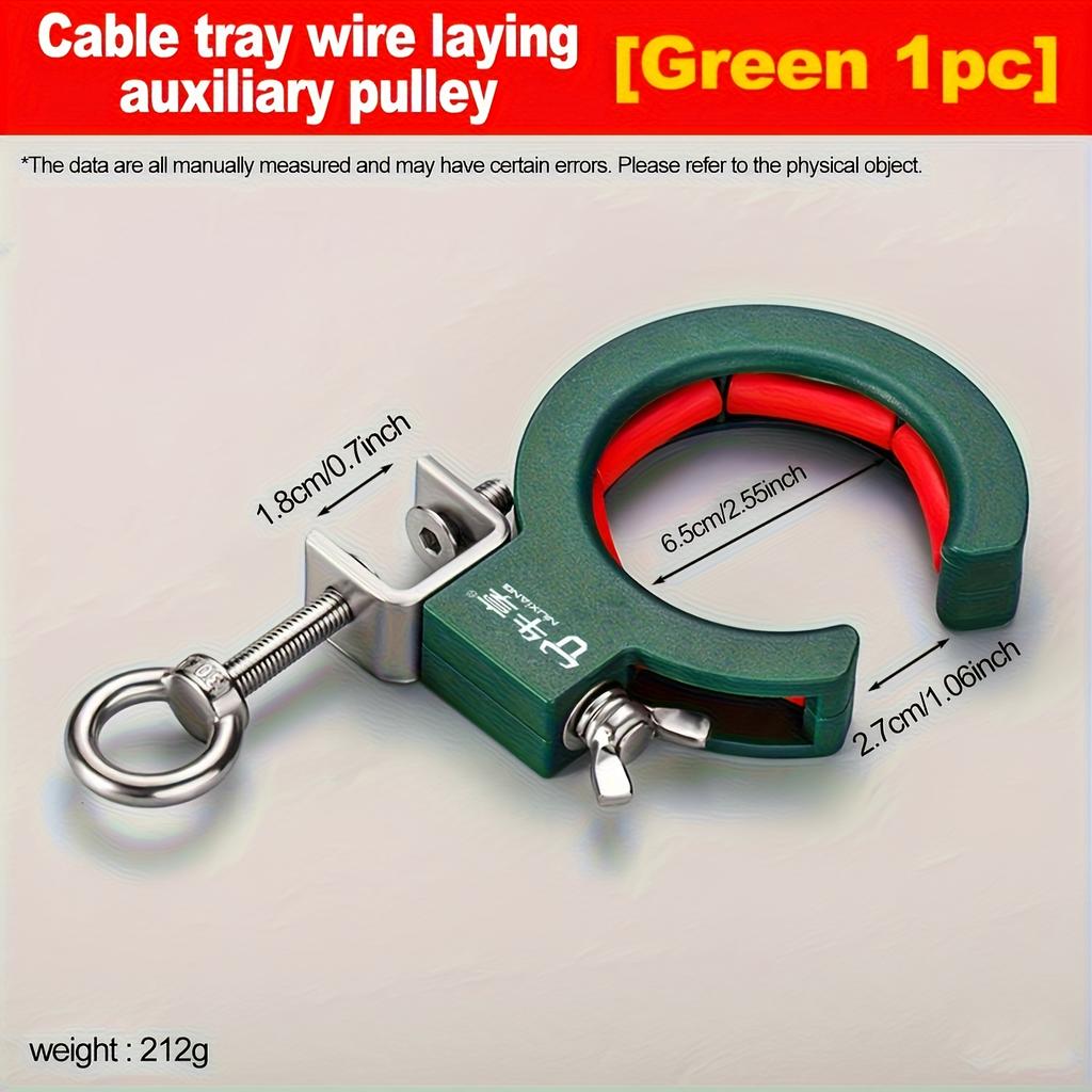 65mm Bridge Pay-off Auxiliary Pulley | Time-Saving & Labor-Saving, Heavy-Duty Metal Construction with Thick Bottom