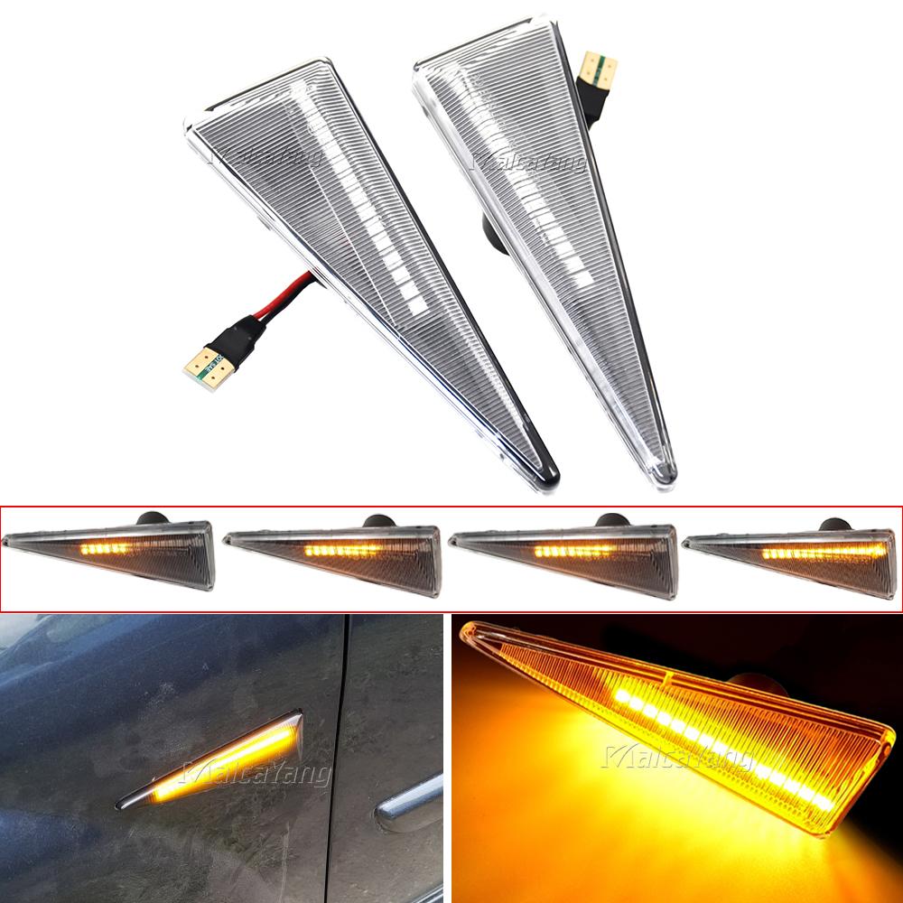 

2pieces Led Dynamic Side Marker Turn Signal Light for Renault Megane MK2 CC Espace MK4 Scenic MK2 Wind Avantime Thalia 2