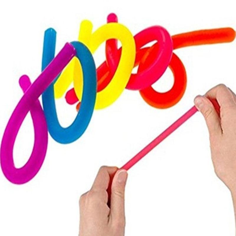 2PCS Hand Hyperflex Stretchy String Fidget Finger Reduce Stress ADHD Autism Rope Toy
