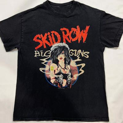 Camiseta Unisex Popular Skid Row Concierto S-235XL 14D152 Camiseta Unisex