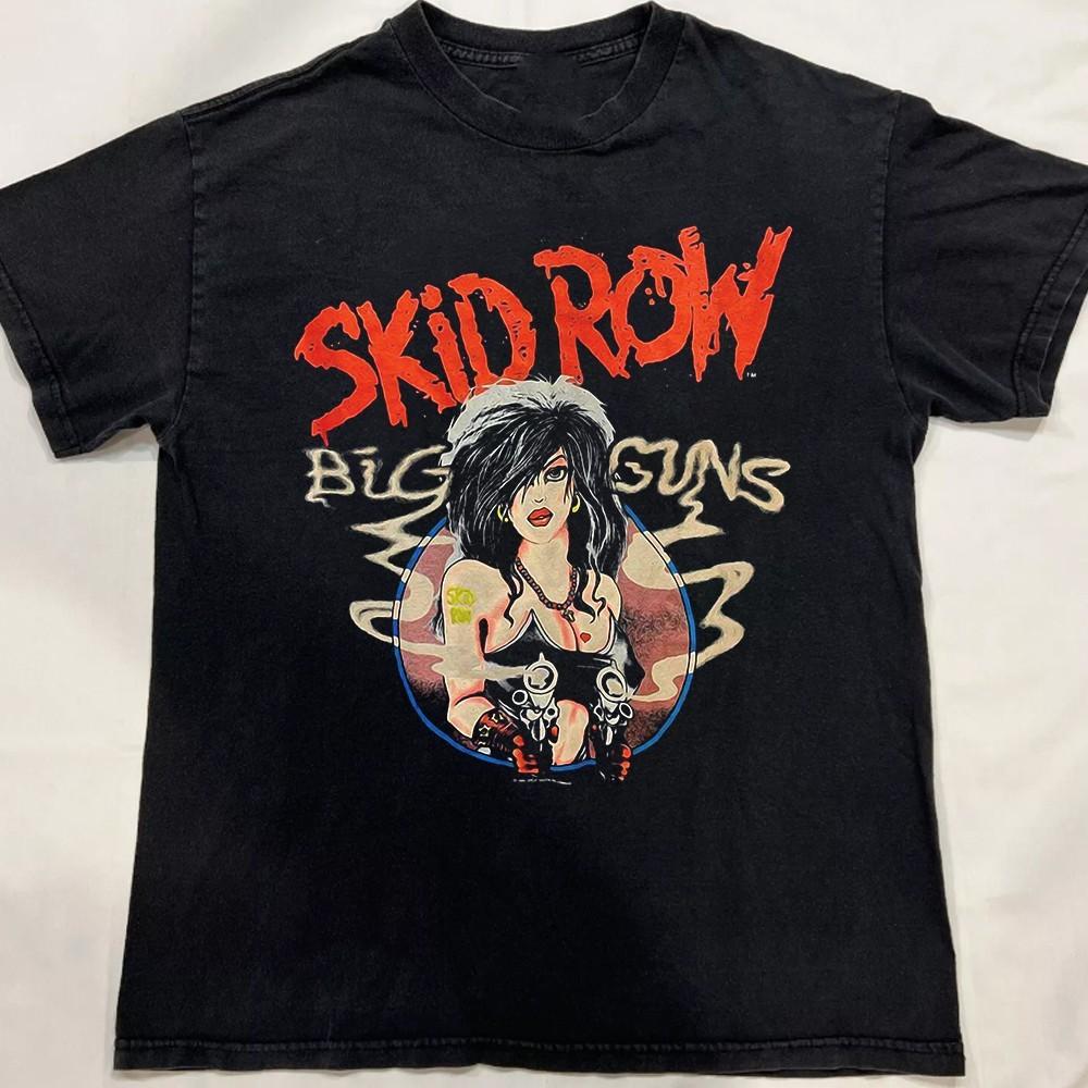 Популярная футболка Skid Row Concert Унисекс S-235XL 14D152 Унисекс Футболка XXXL