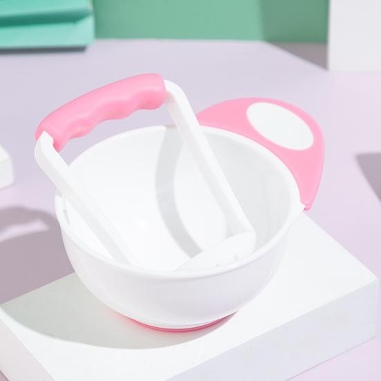 Baby Puree Maker Manual Feeding Grinder Bowl for Mashed Potato BPA-Free Baby Bowl for Travel And Home Use