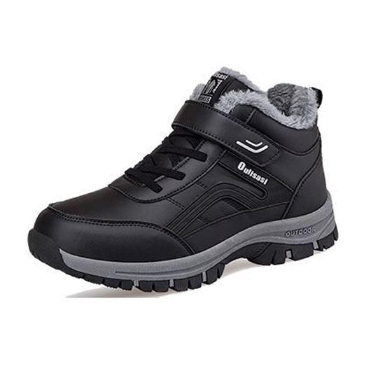 

Зимние кожаные ботинки женские и мужские ботинки водонепроницаемые мужские плюшевые теплые кроссовки мужские уличные ботинки для снега повседневная обувь 36