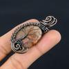 Sunstone 999 Copper Wire Wrapped Pendant, Handmade Gemstone Pendant Jewelry, Gifts For Wife Brand New Pendant