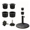 Outdoor Umbrella Base Bushing with Center Opening Support Sleeves and Direct Tightening Pieces for Stand Service