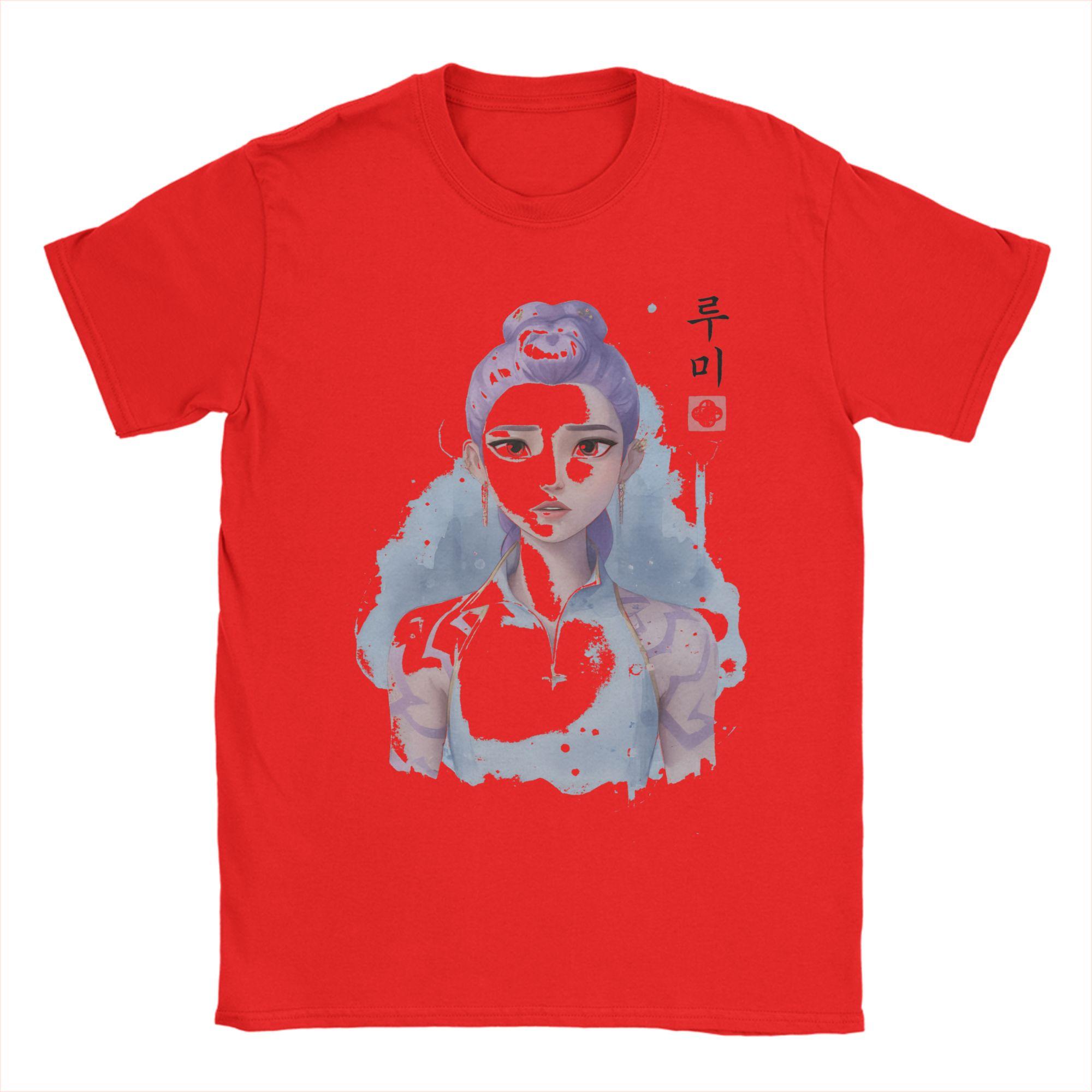 

Men Huntrix Rumi Kpop Denon Hunter T Shirt 100% Cotton Clothes Awesome Short Sleeve Crewneck Tee Shirt 4XL 5XL 6XL T-Shirt S