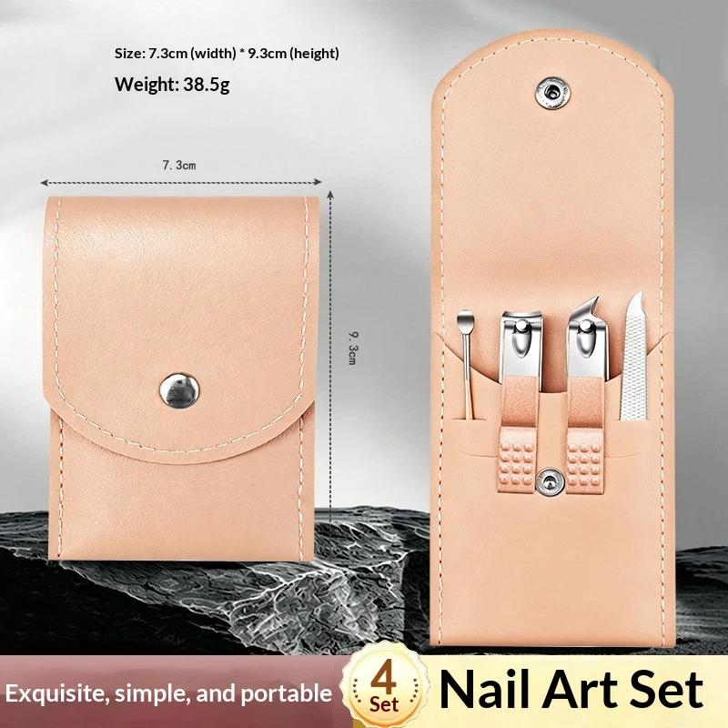 4/16Pcs Manicure Pedicure Kit Professional Nail Clippers Cuticle Nippers Set With Travel Case