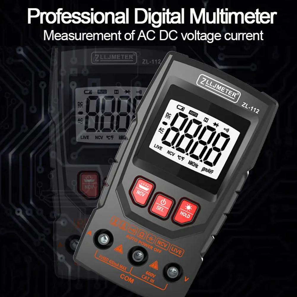 Professionelles Digitalmultimeter Farbanzeige Handmultimeter NCV Tester Professionelle Spannung