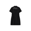 New FILA Short Sleeved Dress Women's Jet Black F11W229323FBK