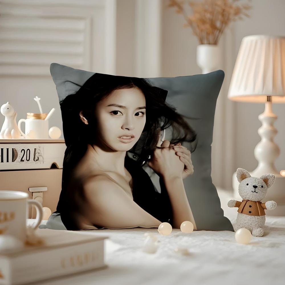 Kim Taehee Actress Cushion Cover Pattern Printed Pillowcase For Living Room Sofa Cushion Cover & Bedroom Decor