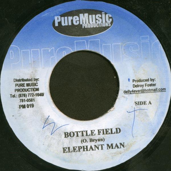 

7-дюймовая пластинка ELEPHANT MAN / LUKIE D & RED FOX - Bottle Field / Up And Down PM019 Pure Music Prod Ямайка Регги, Ска и Даб Б/У