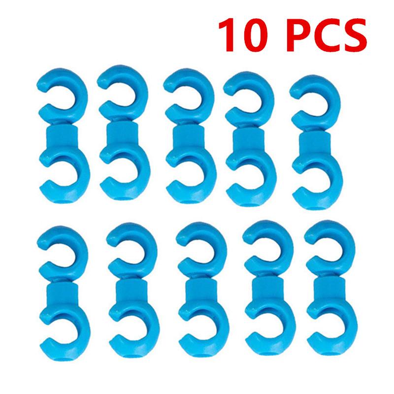 10PCS Bicycle MTB Brake Cable Clips S Shaped Bicycle Brake Lines Hose Hook Clips Holder Guide Hose Buckle Clip For Cycling Tool