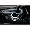 Middle Console Multimedia Knob Cover Fit For BMW X5 X6 2014-2018 Silver Aluminum