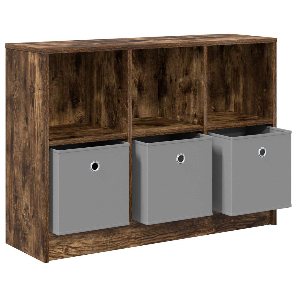 Sideboard Smoked Oak 88.5 x 27.5 x 63.5 cm