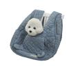 Fluffybaby Portable Pet Chest Bag - Large, Soft, Breathable Carrier for Dogs and Cats