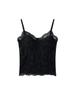 French Lace Boning Strap Camisole - Spring/Summer Slimming Textured Top for Women